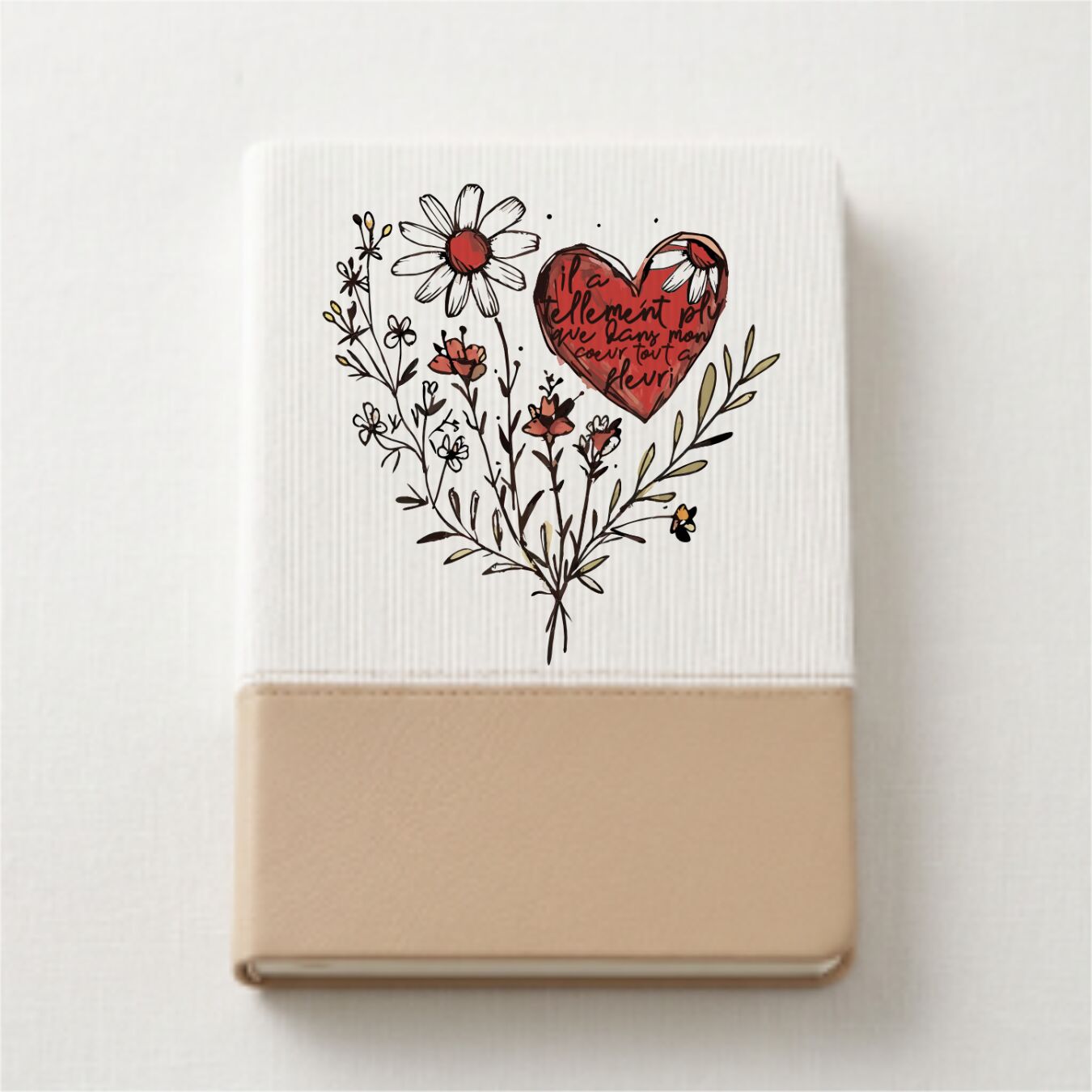 Il a tellement plu que dans mon coeur tout a fleuri - Grand carnet – Image 2